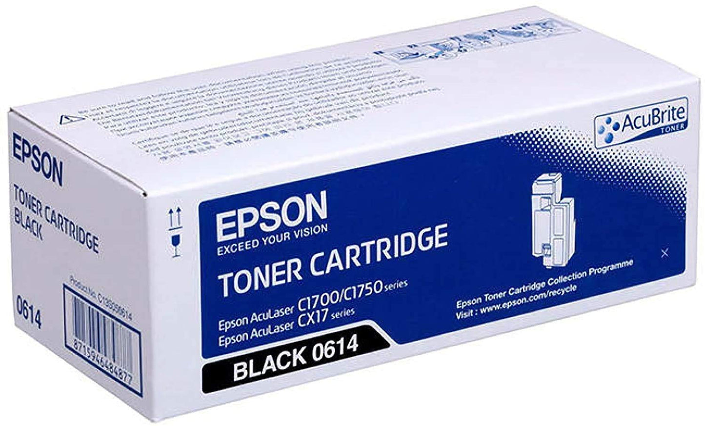 Cartouche Laser de Marque Epson C13S050614 Noir (2 000 pages)