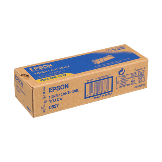 Cartouche Laser de Marque Epson C13S050627 Jaune (2 500 pages)