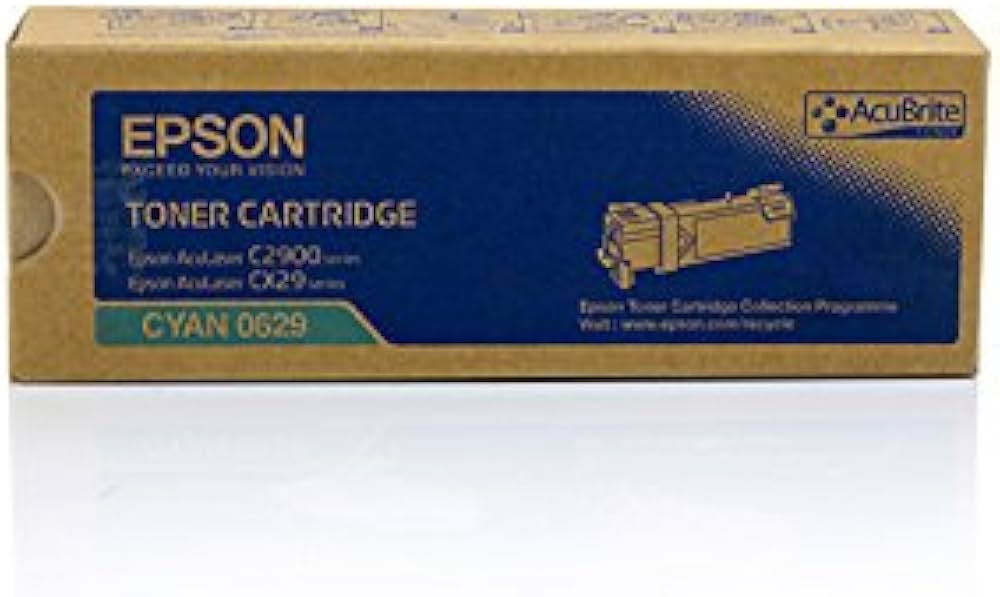 Cartouche Laser de Marque Epson C13S050629 Cyan (2 500 pages)