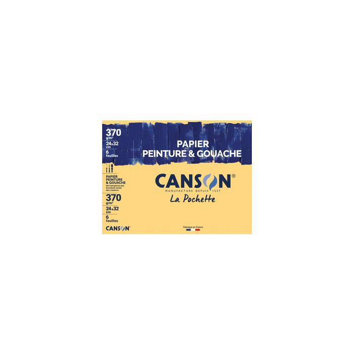 CANSON Papier à dessin Peinture et Gouache, 320 x 240 mm
