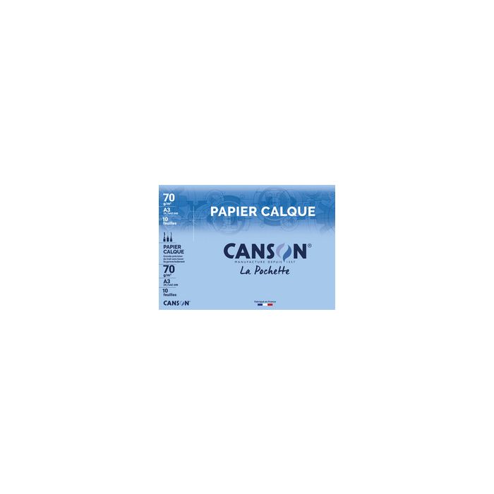 CANSON Papier calque satin, A3, 90 g/m2