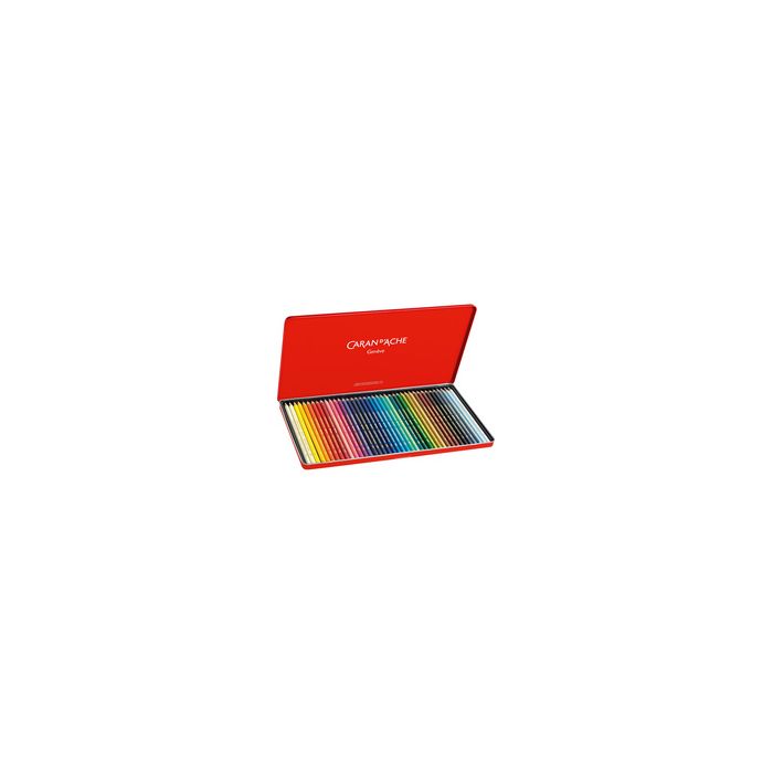 CARAN D'ACHE Crayons de couleur SUPRACOLOR, étui métal de 40