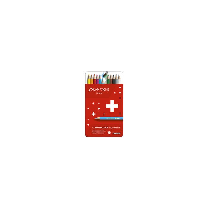 CARAN D'ACHE Crayons de couleur SWISSCOLOR Aquarelle
