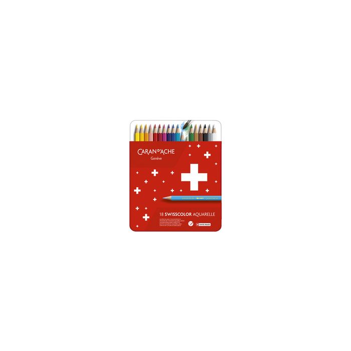 CARAN D'ACHE Crayons de couleur SWISSCOLOR Aquarelle