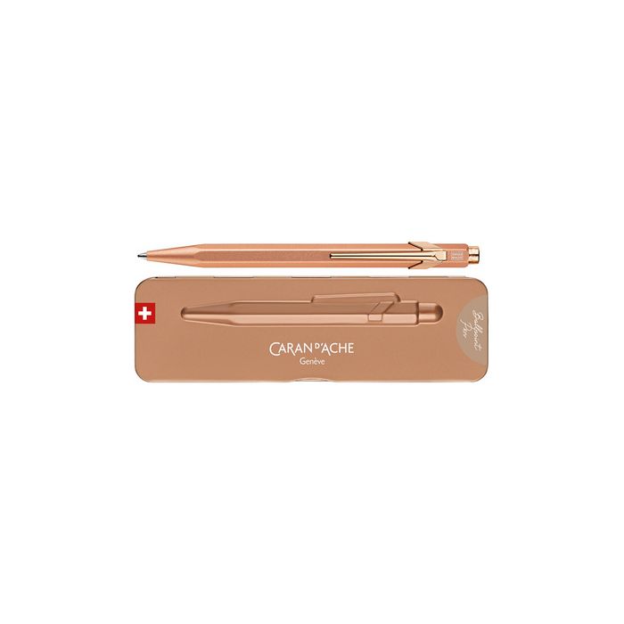 CARAN D'ACHE Stylo à bille 849 Brut Rosé, or rose