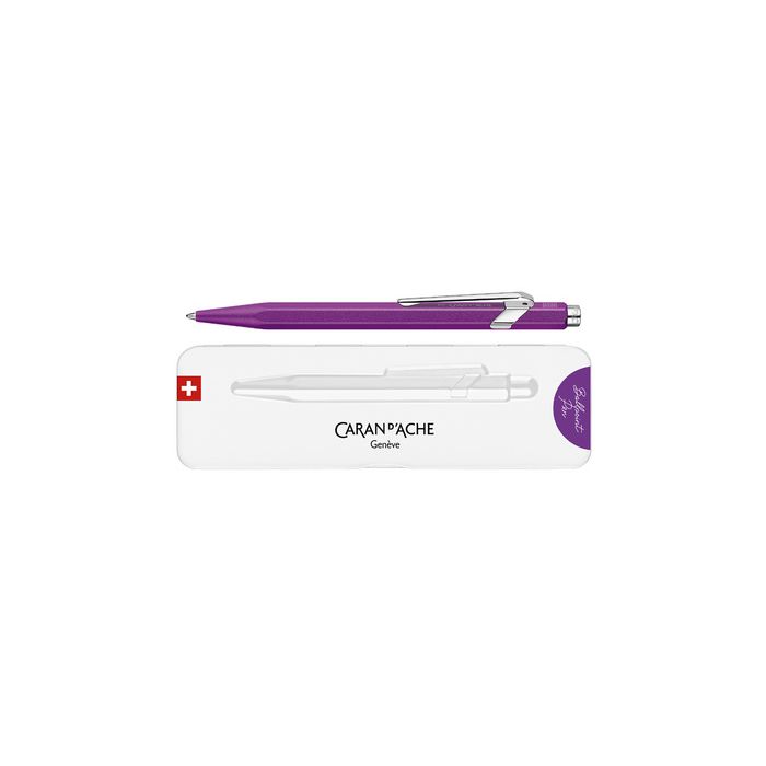CARAN D'ACHE Stylo à bille 849 Colormat-X, violet