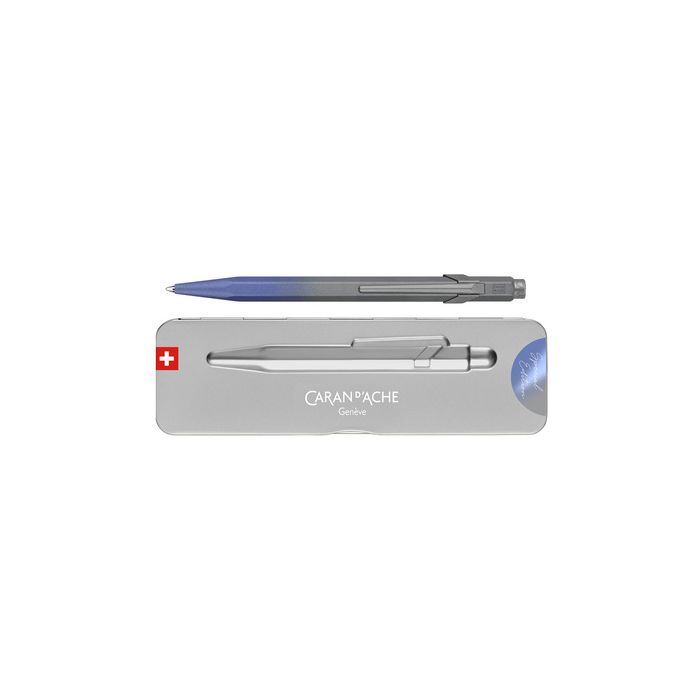CARAN D'ACHE Stylo à bille rétractable 849 Bleu Orage
