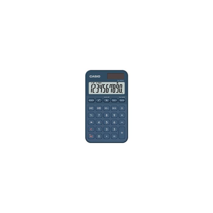 CASIO Calculatrice SL-310YC-NY, bleu