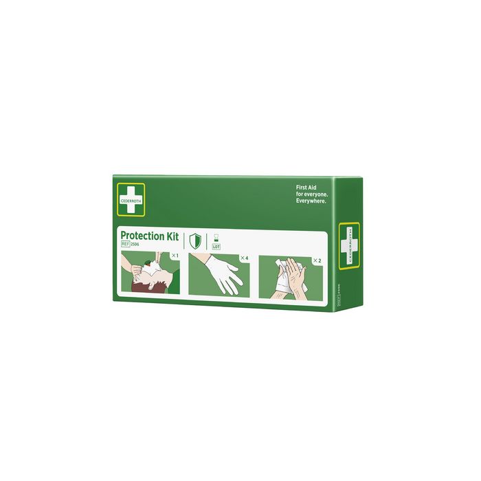 CEDERROTH Kit de protection premiers secours, 3 pièces