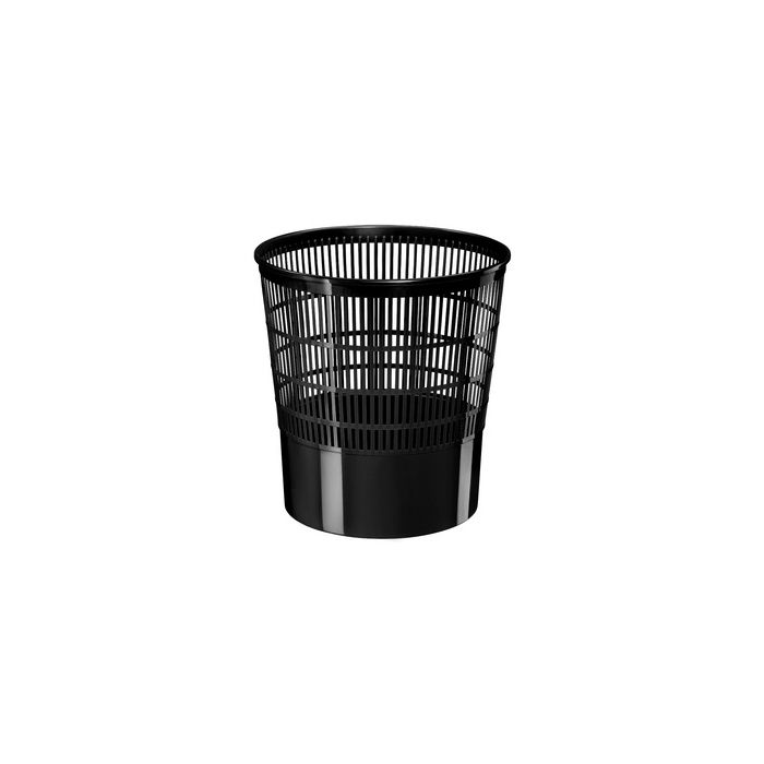 CEP Corbeille à papier Basic, 16 litres, noir