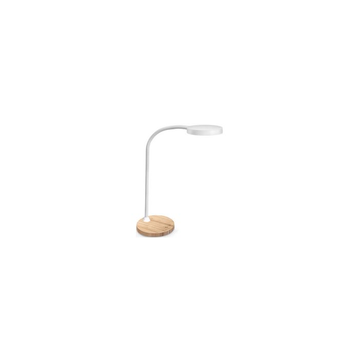 CEP Lampe de bureau LED FLEX Silva, chêne/blanc