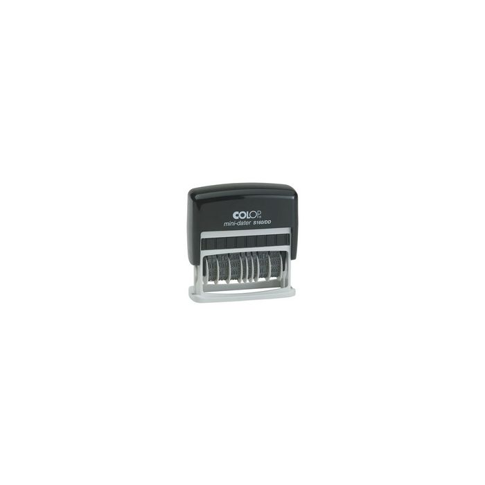 COLOP Mini Doppel-Datumstempel S160/DD, schwarz