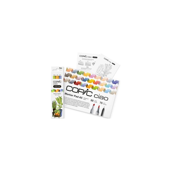 COPIC Marqueur ciao "LAYER & MIX Starter Set", Botanic