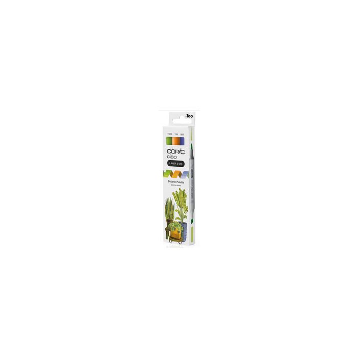 COPIC Marqueur ciao, set de 3 "Botanic Palette"