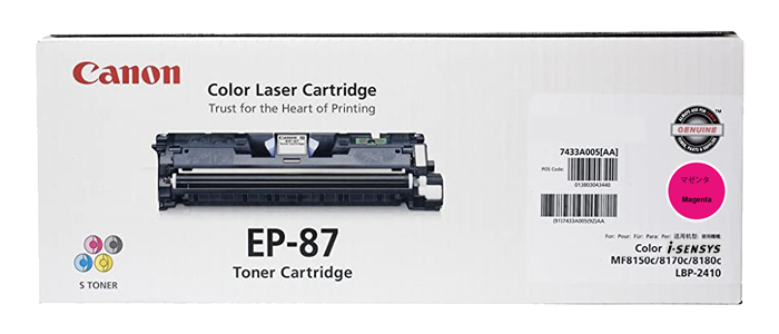 Cartouche Laser de Marque Canon EP-87M Rouge (4 000 pages)