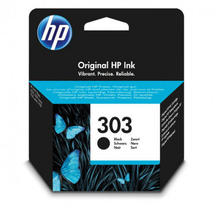 Cartouche Jet d'encre de Marque HP T6N02AE N°303 Noir (4ml  200 pages)