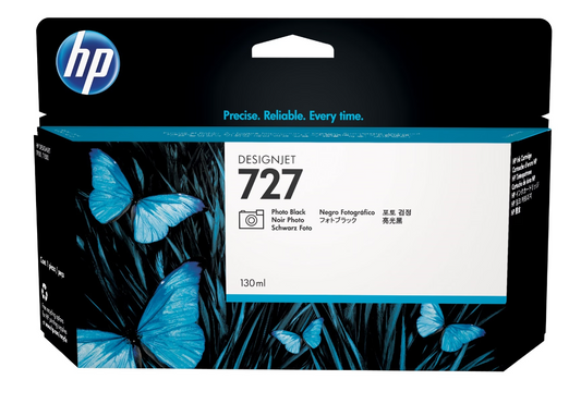 Cartouche Jet d'encre de Marque HP 727XL (F9J79A) Noir PHOTO Haute Capacité (300ml)