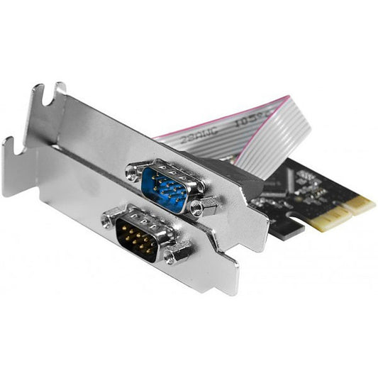 Carte Contrôleur PCI-Express Dexlan Low profile  2 ports série RS232