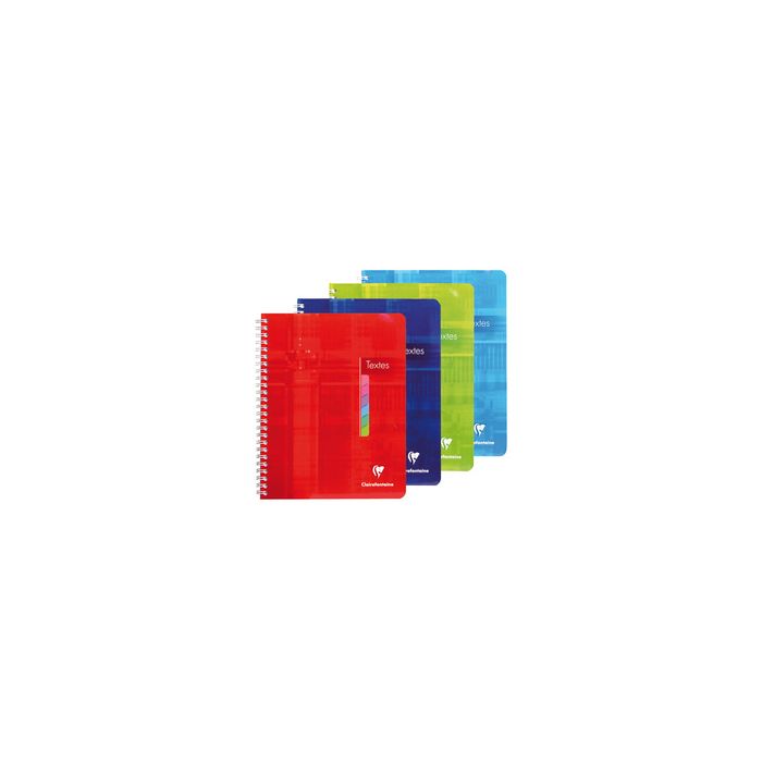 Clairefontaine Cahier de textes spirale, 170 x 220 mm, séyès