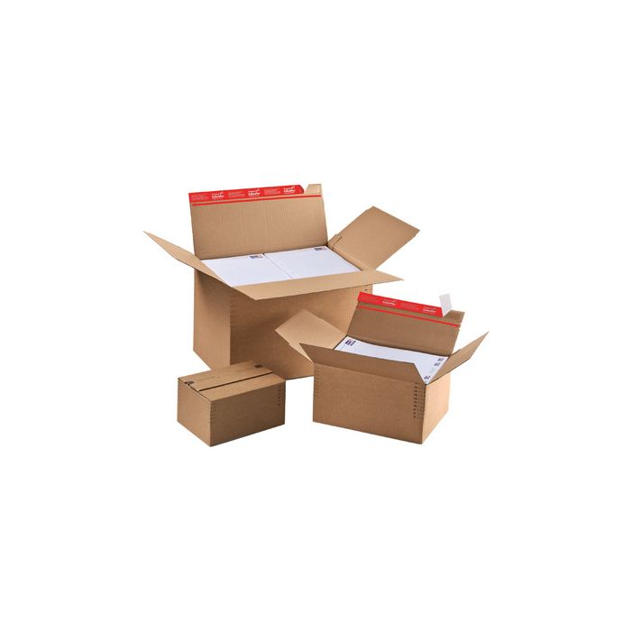 ColomPac Carton fond automatique, fermeture autocollante,A5+ x10