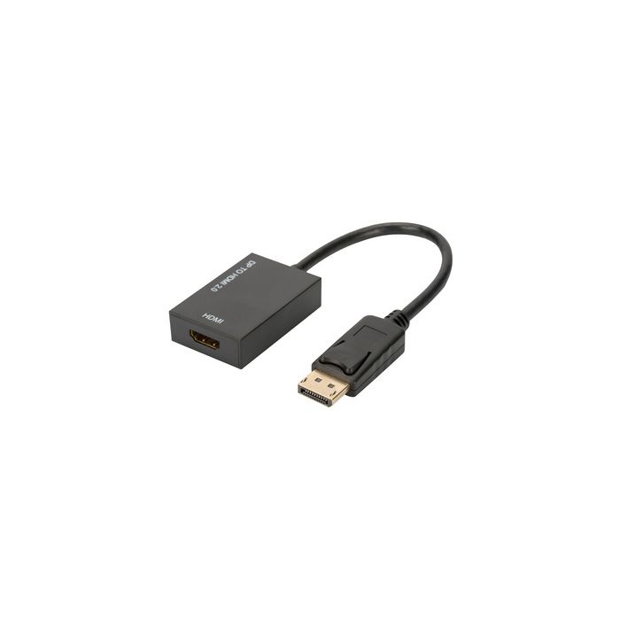 DIGITUS Adaptateur DisplayPort 1.2, DP - HDVI-I, 0,2 m