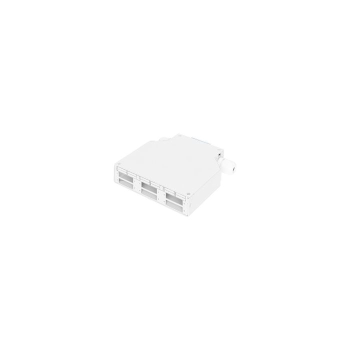 DIGITUS Adaptateur pour rail DIN pour 6x SC/DX, gris