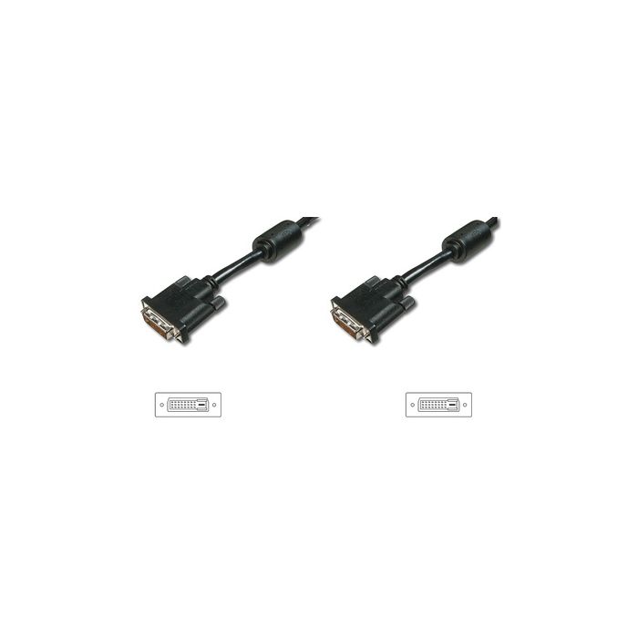 DIGITUS Câble DVI-D 24+1, Dual Link, 5,0 m
