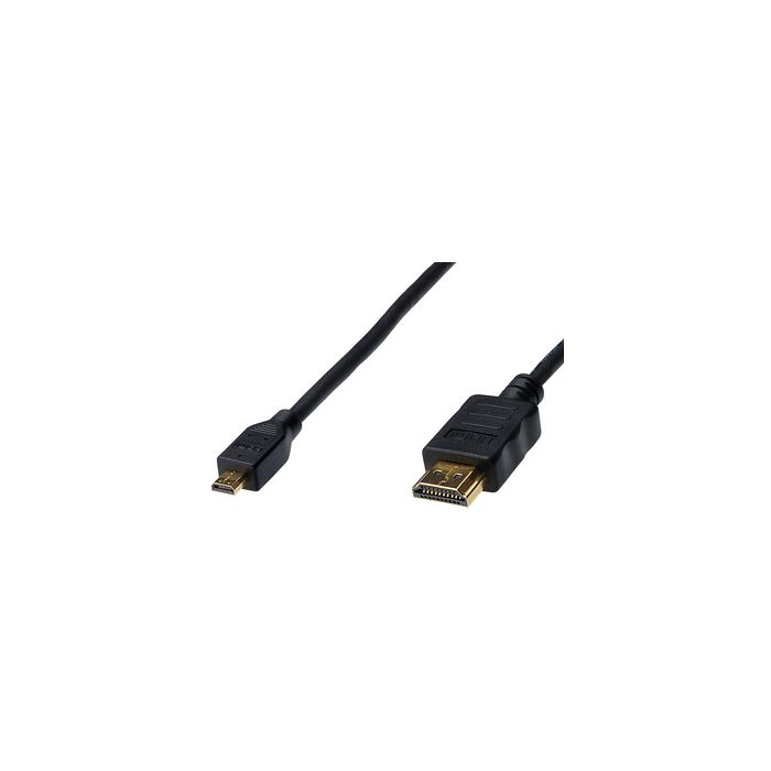 DIGITUS Câble High Speed, HDMI-A - HDMI-D micro
