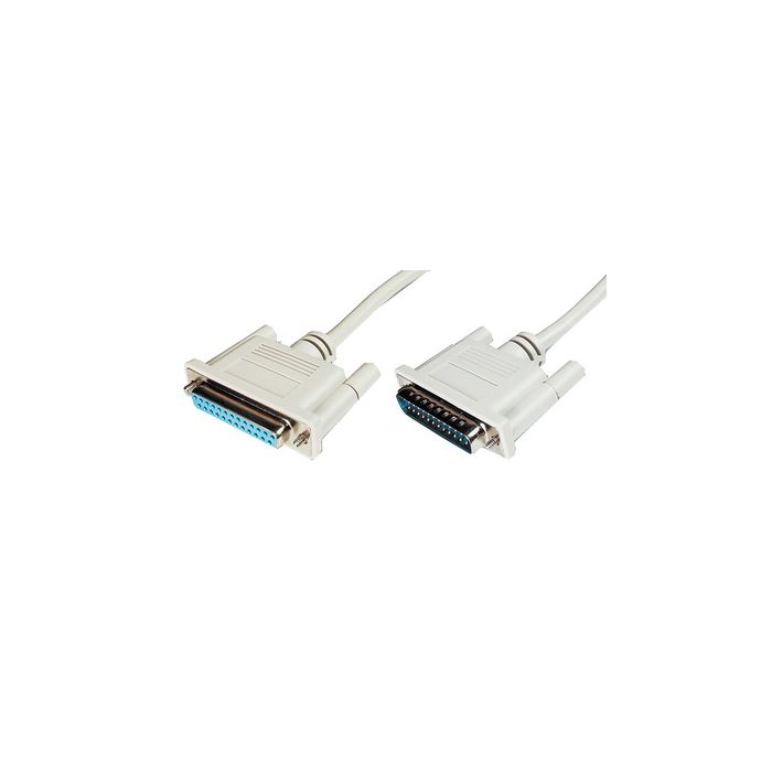 DIGITUS Câble Sub-D 25 broches, mâle - femelle, 2,0 m