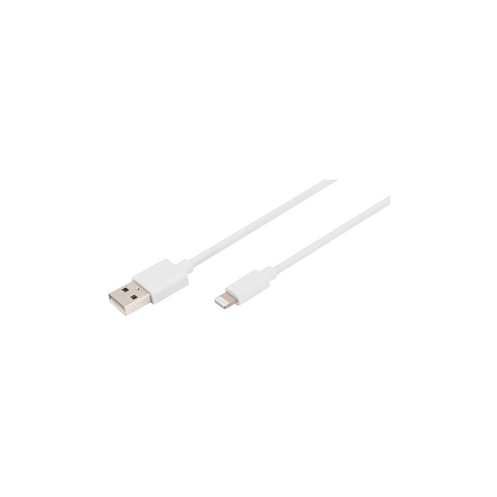 DIGITUS Câble de données/charge Lightning Apple, USB-A