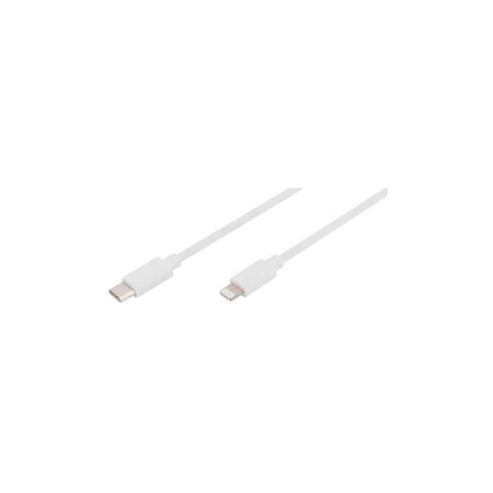 DIGITUS Câble de données/de charge, Lighting-USB-C, 1,0 m
