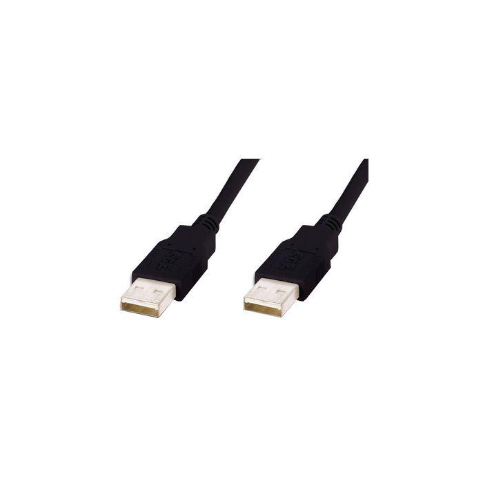 DIGITUS Câble de raccordement USB 2.0, fiches USB-A - USB-A