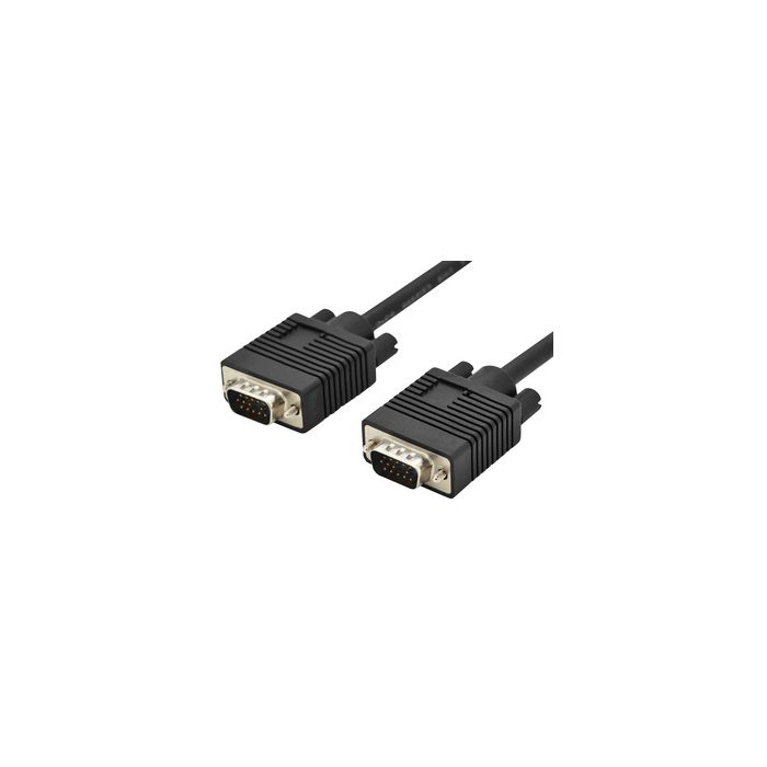 DIGITUS Câble de raccordement pour moniteur VGA, noir, 3,0 m