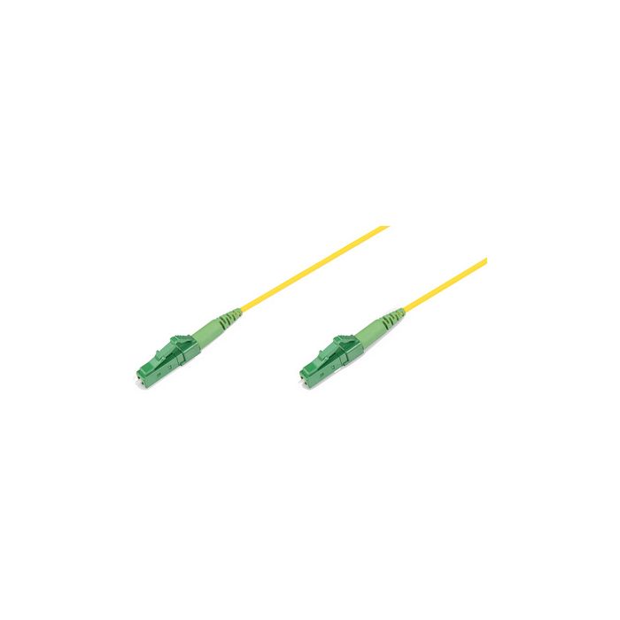 DIGITUS Câble patch fibre Simplex, LC/APC-LC/APC, 10,0 m