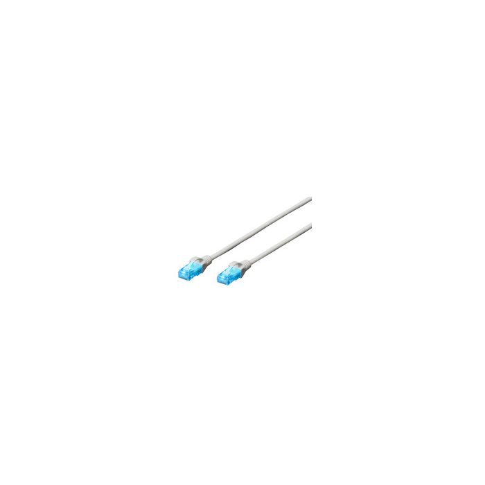 DIGITUS Câble patch, Cat. 5e, U/UTP,  7,0 m, gris