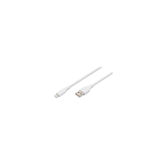 DIGITUS Câble silicone, USB-A - Lightning, 2,0 m