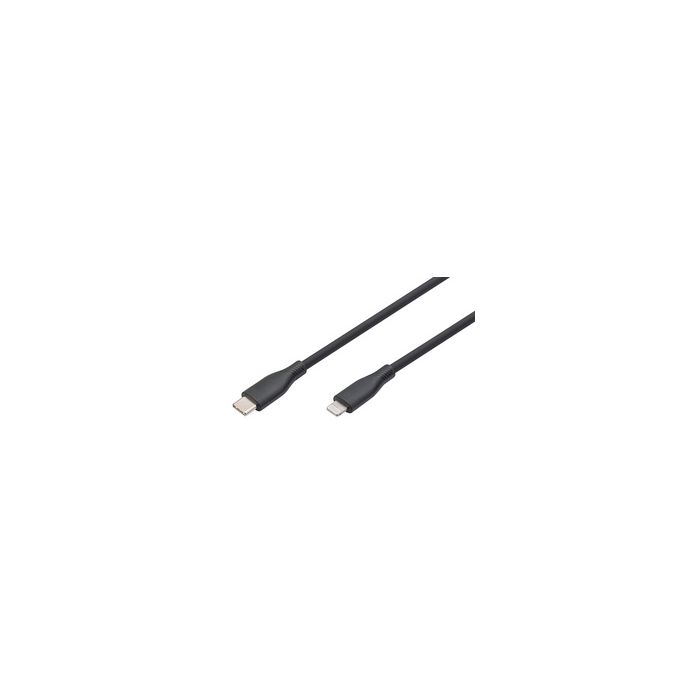 DIGITUS Câble silicone, USB-C - Lightning, 2,0 m