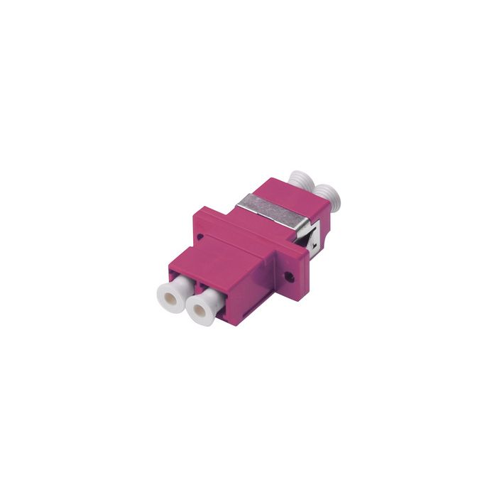 DIGITUS Coupleur fibre optique, LC-LC, Duplex, Multimode OM4