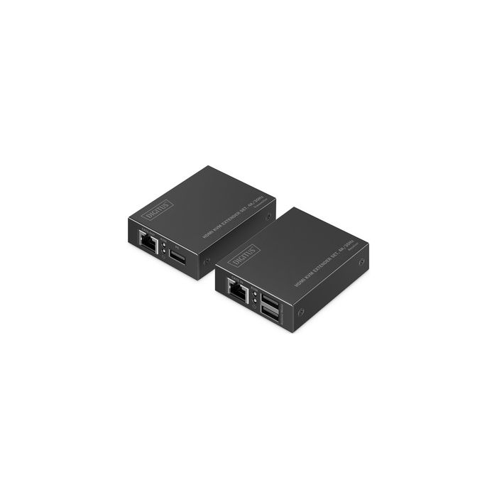 DIGITUS Kit d'extension KVM HDMI 4K, Full HD, 40/70 m