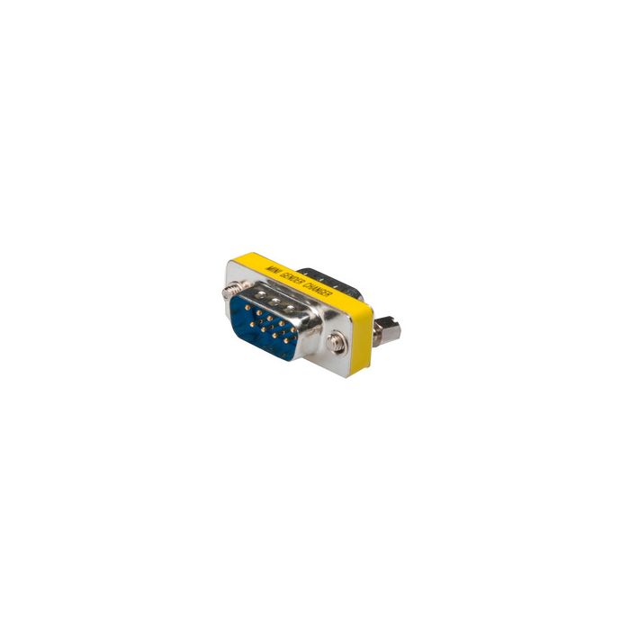 DIGITUS Mini changeur de genre, 9 broches Sub-D, mâles