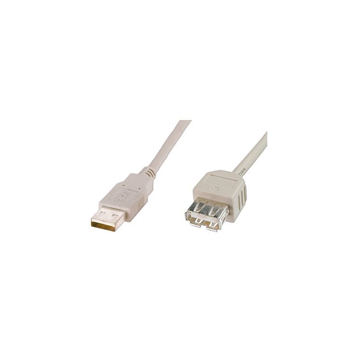 DIGITUS Rallonge USB 2.0, 1,8 m, beige