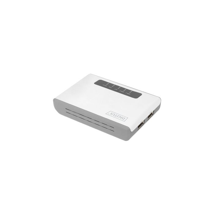 DIGITUS Serveur réseau multifonctions sans fil 2 ports USB