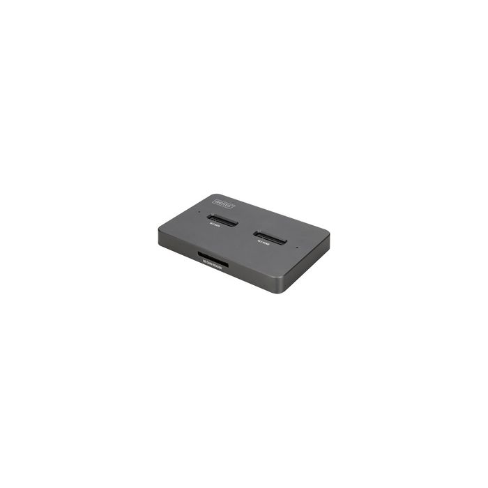 DIGITUS Station d'accueil 3 en 1 M.2 SSD NVMe + M.2 SSD SATA