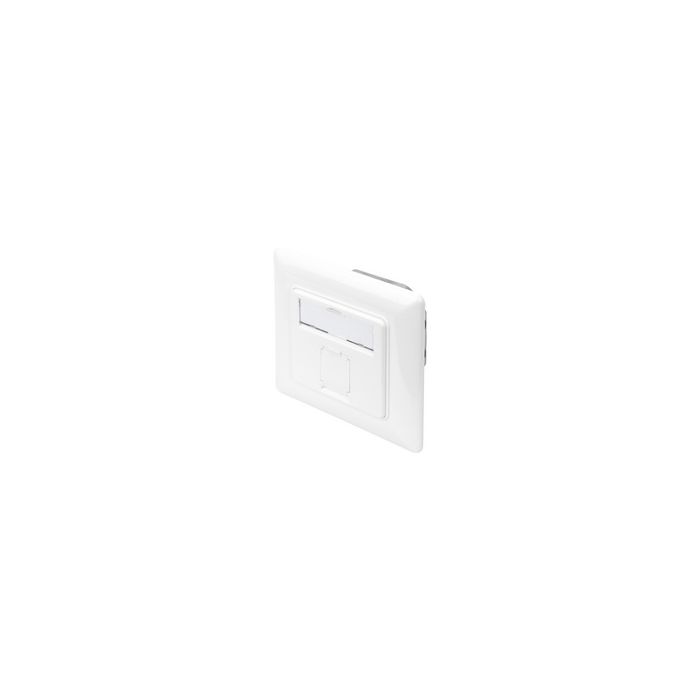 DIGITUS Unterputzdose Kat. 6A, Klasse EA, 1x RJ45, reinweiß