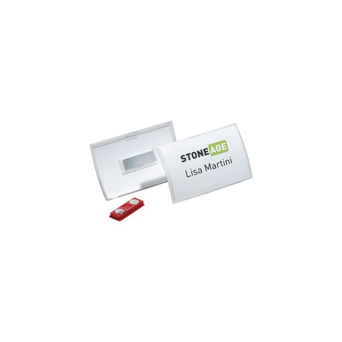 DURABLE Badge Click Fold, avec aimant, 75 x 40 mm