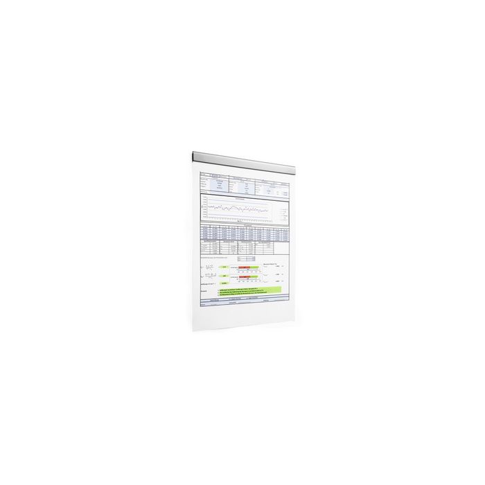 DURABLE Bande magnétique DURAFIX RAIL autoadhésif, argent