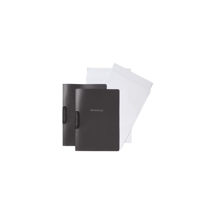 DURABLE Bewerbungs-Set DURASWING JOB, DIN A4, anthrazit