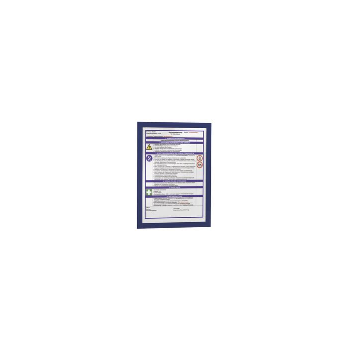 DURABLE Cadre d'affichage magnétique DURAFRAME, A4, bleu