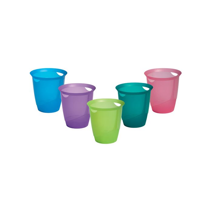 DURABLE Corbeille à papier TREND, 16 litres, vert tilleul