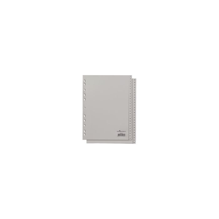 DURABLE Intercalaires en plastique, chiffres, A4, 52 touches